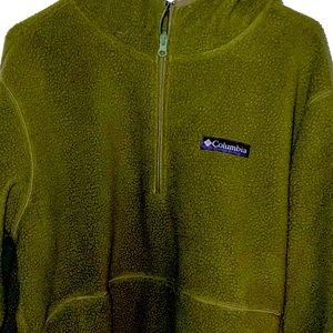 NEW Columbia 1/3 Zip Fleece Anorak Jacket